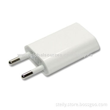 5V/1A Original High-quality EU Plug Chargers, Suitable for iPhone/iPad/iPod/Mobile PhonesNew